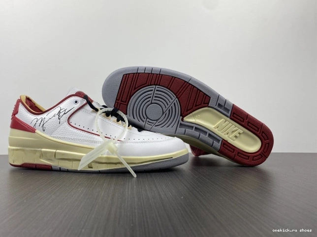 Cheap Red Low DJ4375-106 Off-White SP Jordan White Retro 2 0814